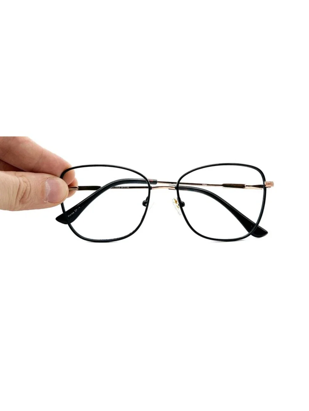 Salsa SA20212 Black Gold Cat Eye Authentic Eyeglass Frames 54-17-140